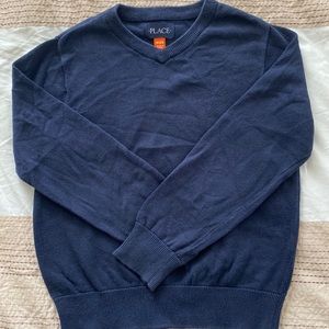 Navy blue boys sweater, Size 7/8